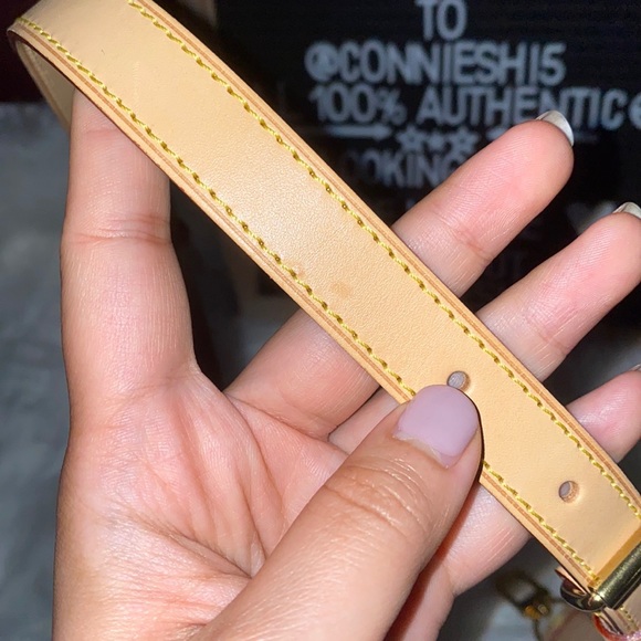 Authentic LV Speedy bandouliere vachetta strap - Picture 2 of 5